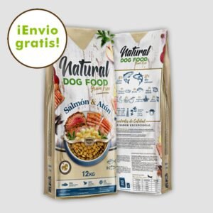 NATURAL DOG FOOD SALMON & ATUN GRAIN FREE 12KG pienso para perros